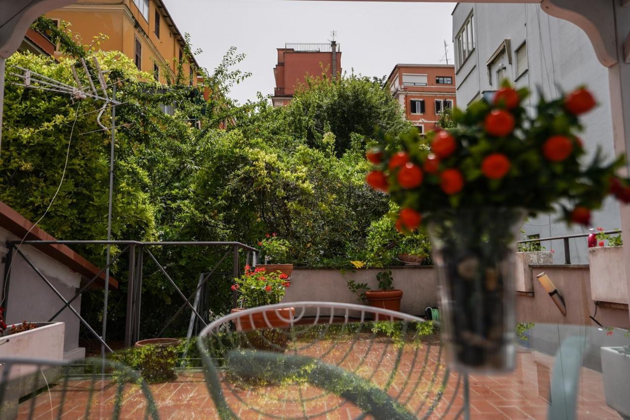 Ferienwohnung Stunning Terrace Vatican City Rom Exterior foto